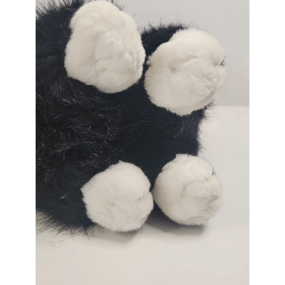 Vintage Ty Classic Shadow Black Cat Plush 1999 Tuxedo 12
